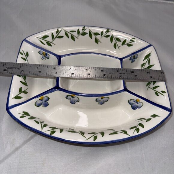 Made in Portugal RCCL by Jay Willfred 5 section ceramic dish Andrea Sakek - Picture 8 of 10